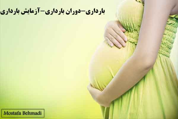 بارداری-دوران بارداری-آزمایش بارداری