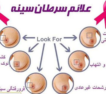 علائم سرطان سینه