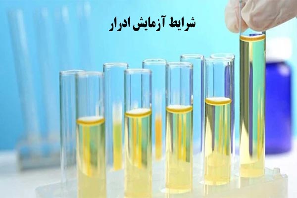 شرایط آزمایش ادرار 24 ساعته