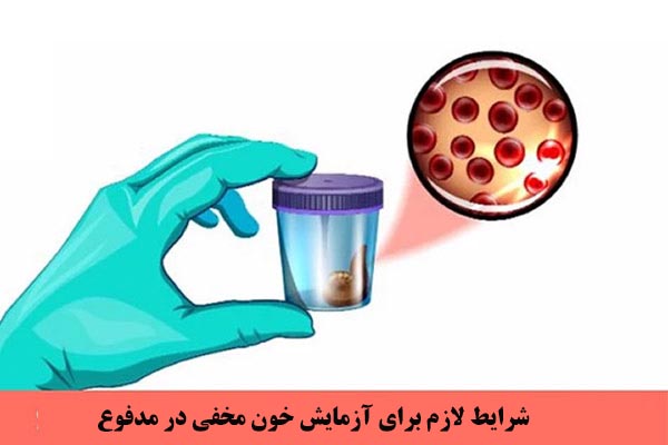 شرایط لازم برای آزمایش خون مخفی در مدفوع